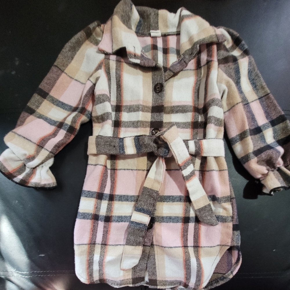 Girl's Flannel sweater dress